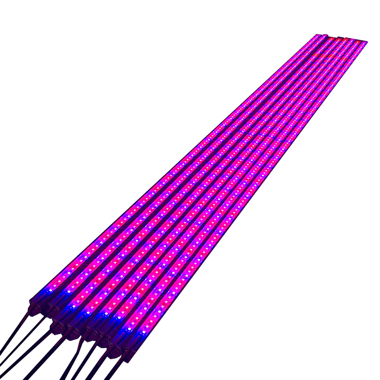 LED grow lighting system for vertical farming and hydroponic racks
